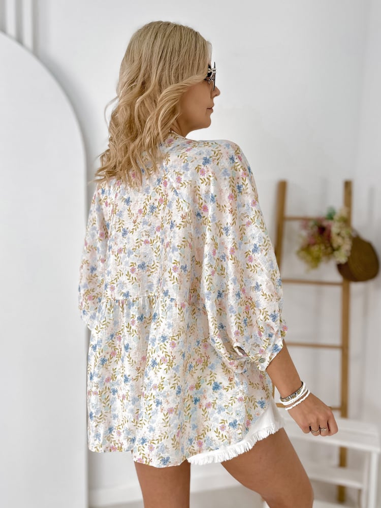 KOSZULA VILON BŁĘKITNA