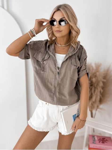 BLUZA MARENIA CIEMNOBEŻOWA