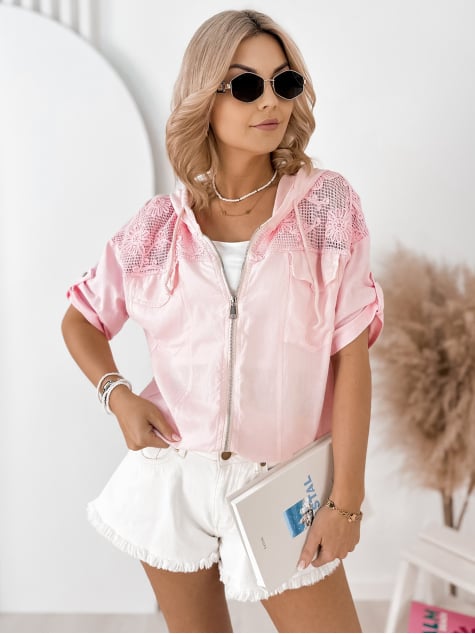 BLUZA MARENIA PUDROWY RÓŻ
