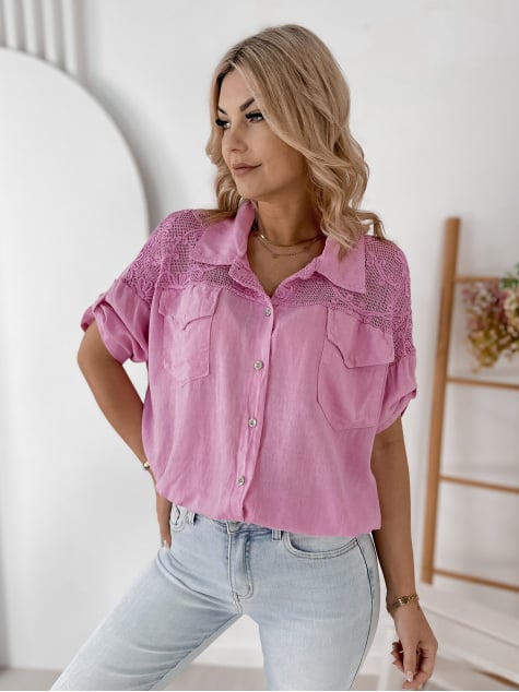 KOSZULA ROTVEL RÓŻOWA