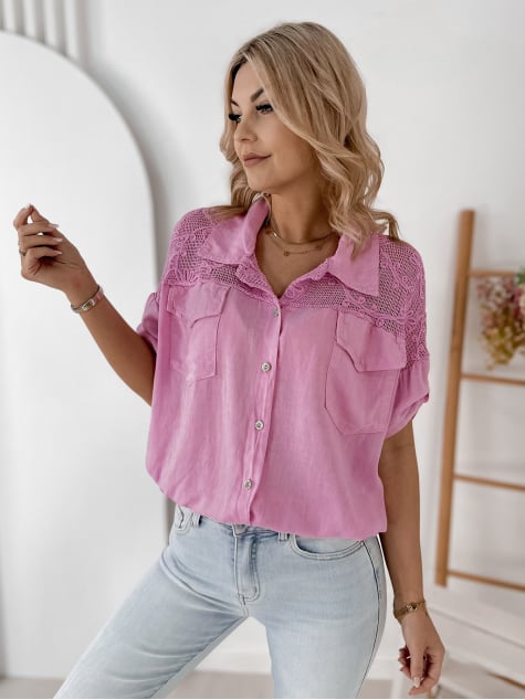 KOSZULA ROTVEL RÓŻOWA