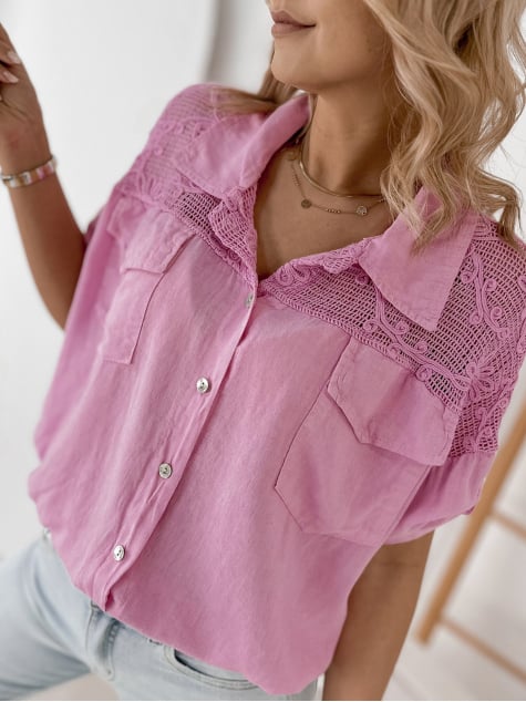 KOSZULA ROTVEL RÓŻOWA