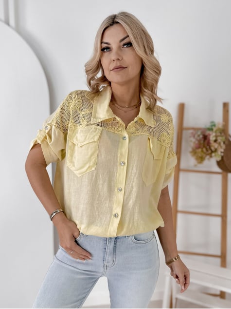 KOSZULA ROTVEL ŻÓŁTA