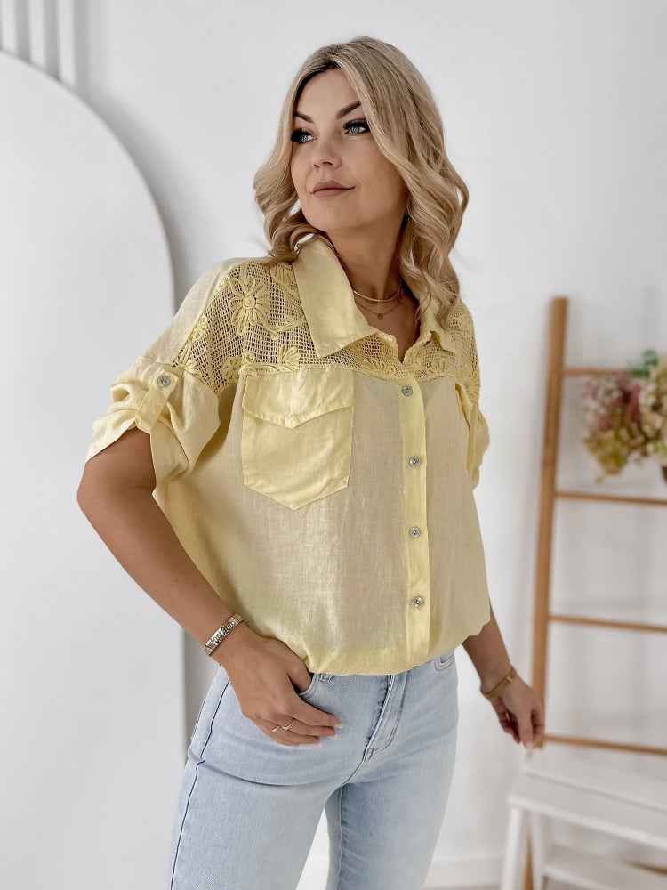 KOSZULA ROTVEL ŻÓŁTA