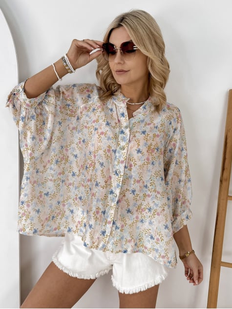 KOSZULA VILON BŁĘKITNA