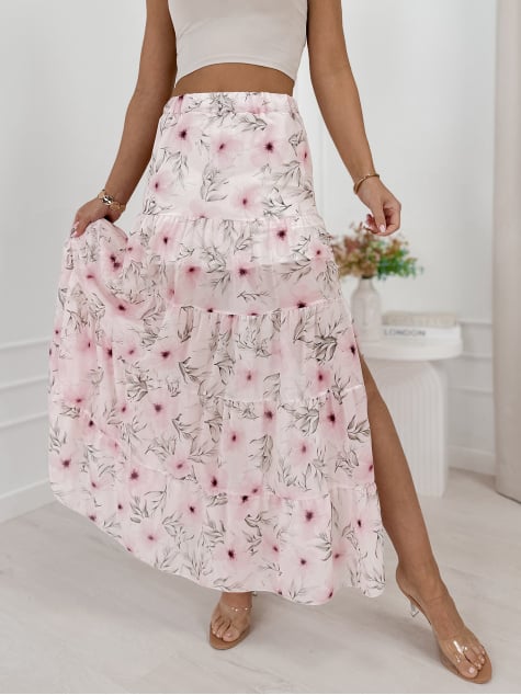 SPÓDNICA GLORY PUDROWY RÓŻ