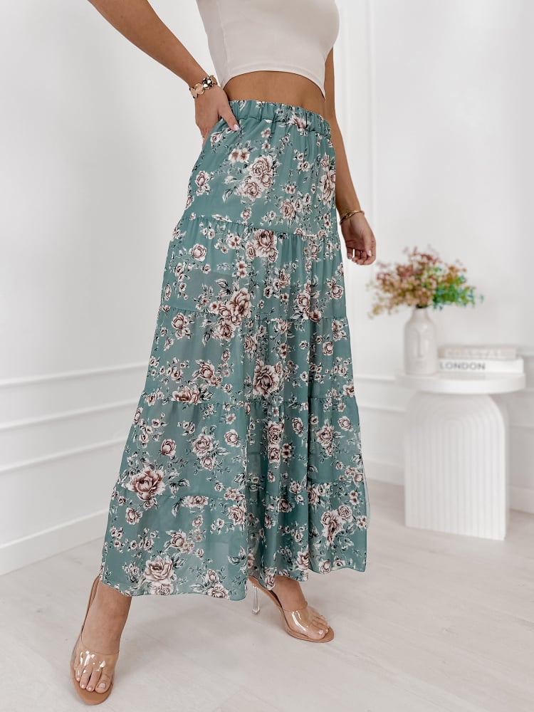 SPÓDNICA GLORY MIĘTOWA