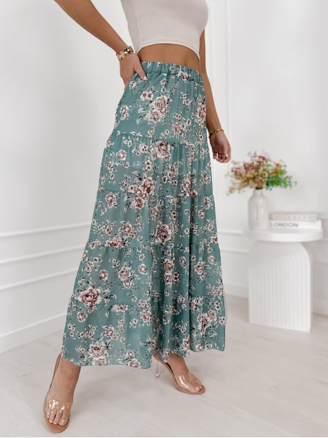 SPÓDNICA GLORY MIĘTOWA