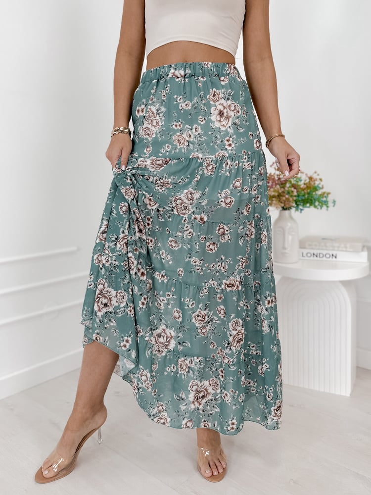 SPÓDNICA GLORY MIĘTOWA