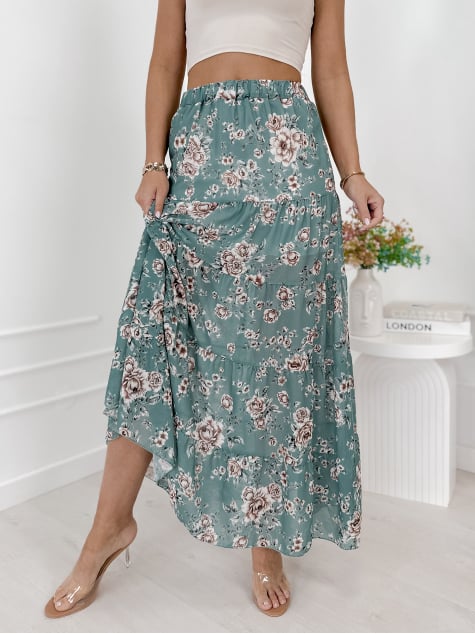 SPÓDNICA GLORY MIĘTOWA