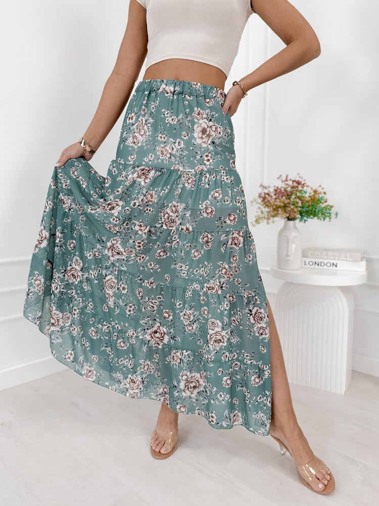 SPÓDNICA GLORY MIĘTOWA