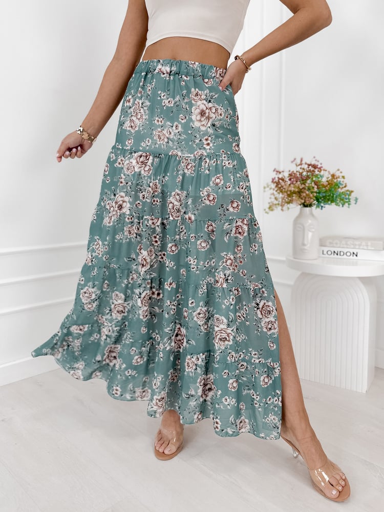 SPÓDNICA GLORY MIĘTOWA