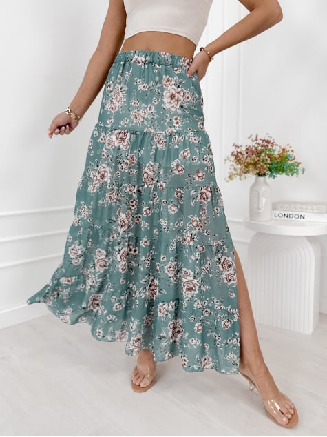 SPÓDNICA GLORY MIĘTOWA