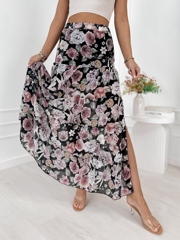 SPÓDNICA GLORY CZARNA