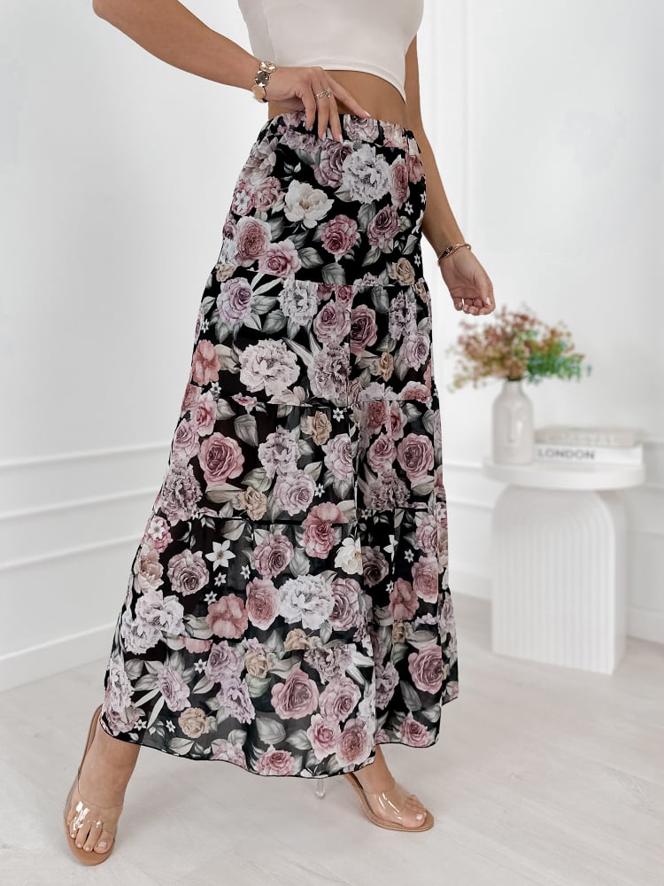 SPÓDNICA GLORY CZARNA