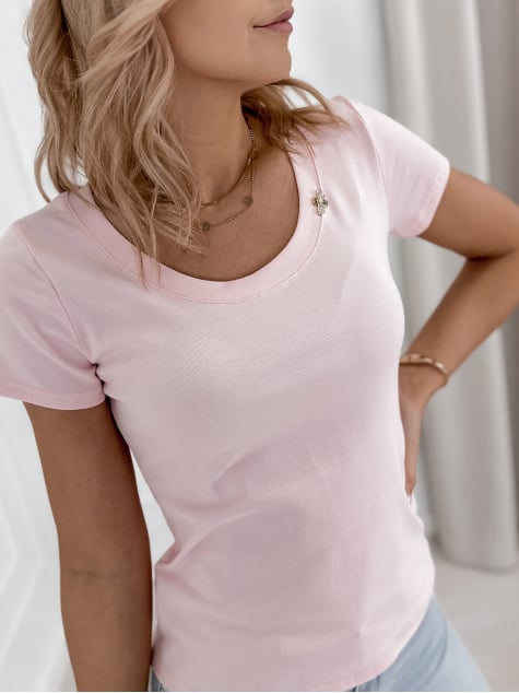 BLUZKA SEVRANE PUDROWY RÓŻ