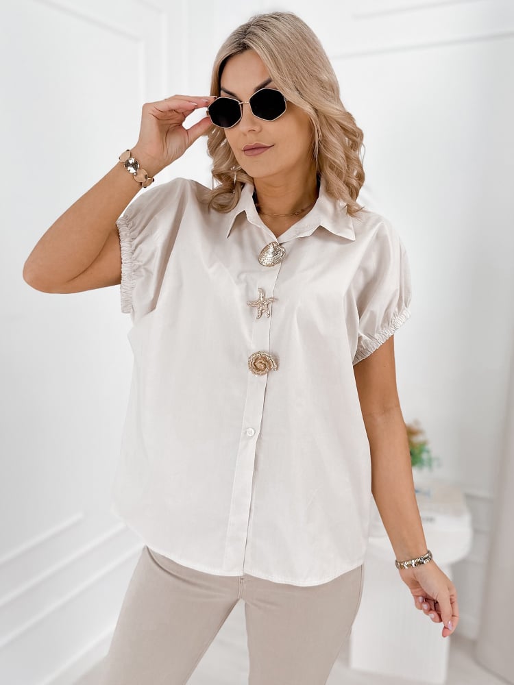 KOSZULA THORNE BEŻOWA