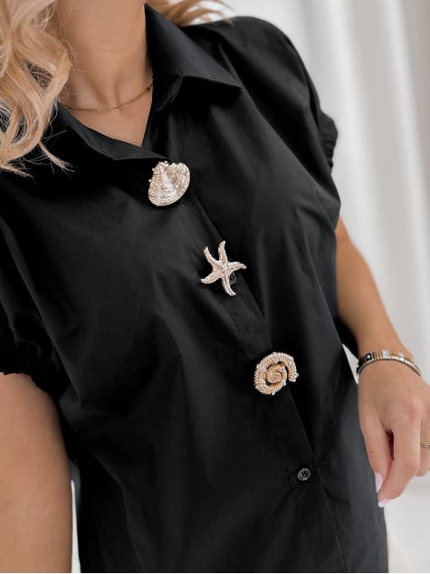 KOSZULA THORNE CZARNA