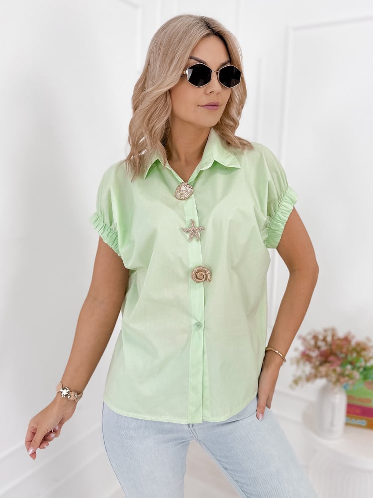 KOSZULA THORNE PISTACJOWA