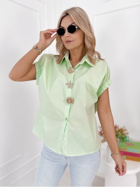 KOSZULA THORNE PISTACJOWA