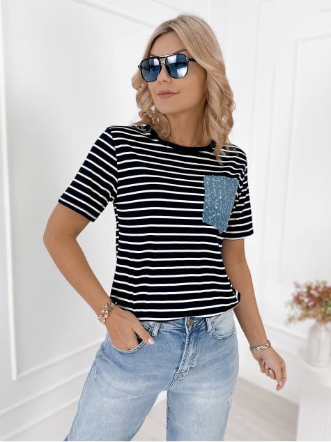 BLUZKA VICA GRANATOWA