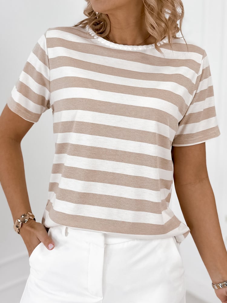 BLUZKA LISETTE BEŻOWA