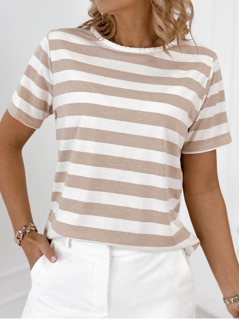 BLUZKA LISETTE BEŻOWA