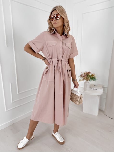 SUKIENKA ARMAND PUDROWY RÓŻ