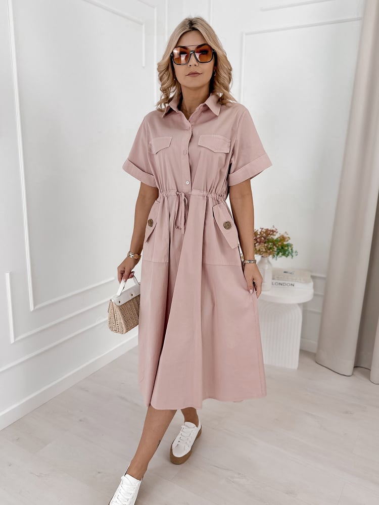 SUKIENKA ARMAND PUDROWY RÓŻ