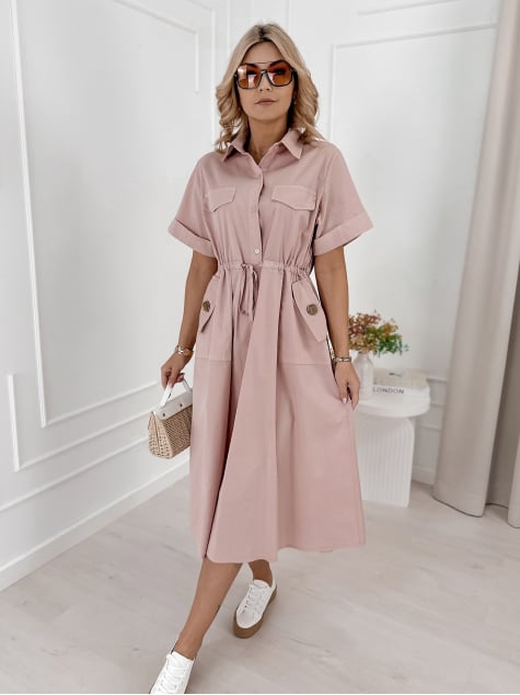 SUKIENKA ARMAND PUDROWY RÓŻ