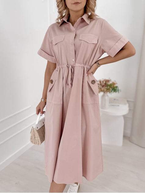 SUKIENKA ARMAND PUDROWY RÓŻ