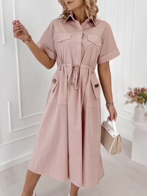 SUKIENKA ARMAND PUDROWY RÓŻ