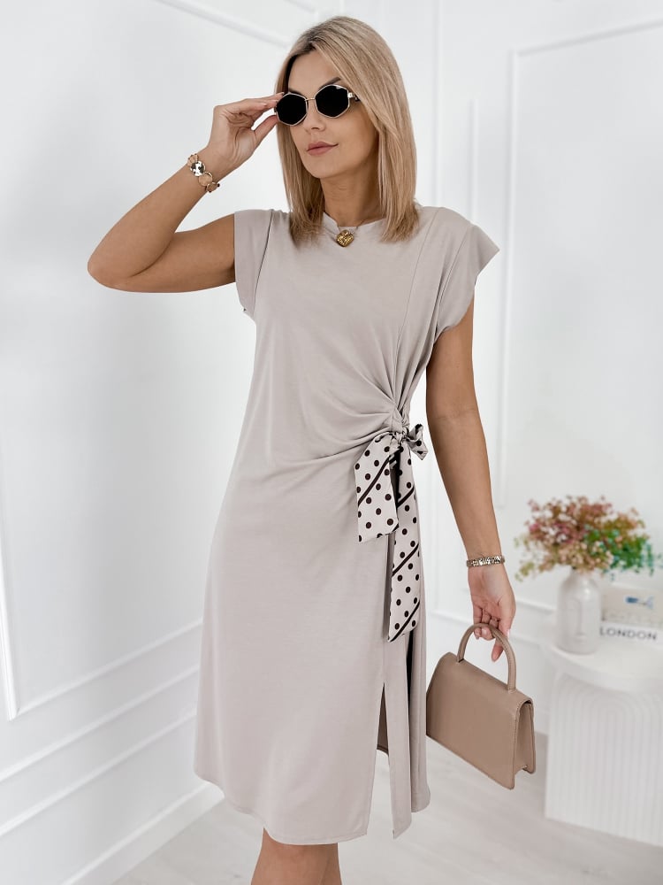 SUKIENKA ALABASTER CIEMNOBEŻOWA