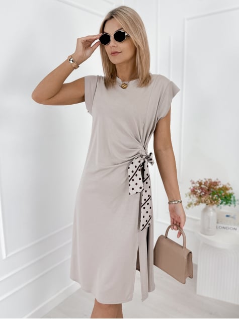 SUKIENKA ALABASTER CIEMNOBEŻOWA