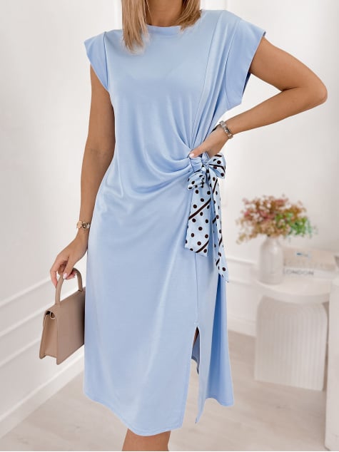 SUKIENKA ALABASTER BŁĘKITNA