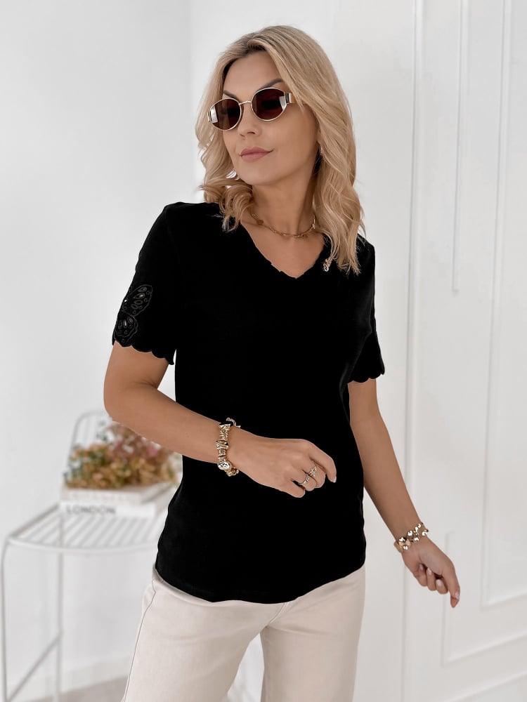 BLUZKA THERON CZARNA