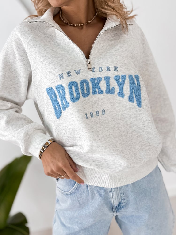 BLUZA HALSEY SZARA
