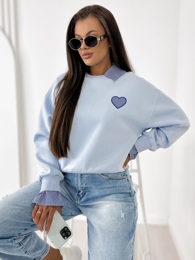 BLUZA MALLORY BŁĘKITNA