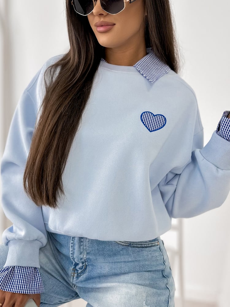 BLUZA MALLORY BŁĘKITNA