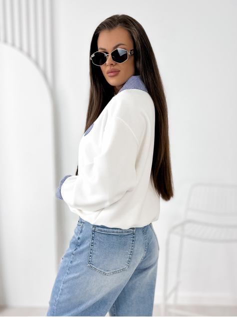 BLUZA MALLORY ECRU