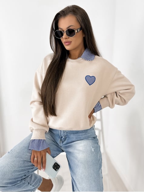 BLUZA MALLORY BEŻOWA