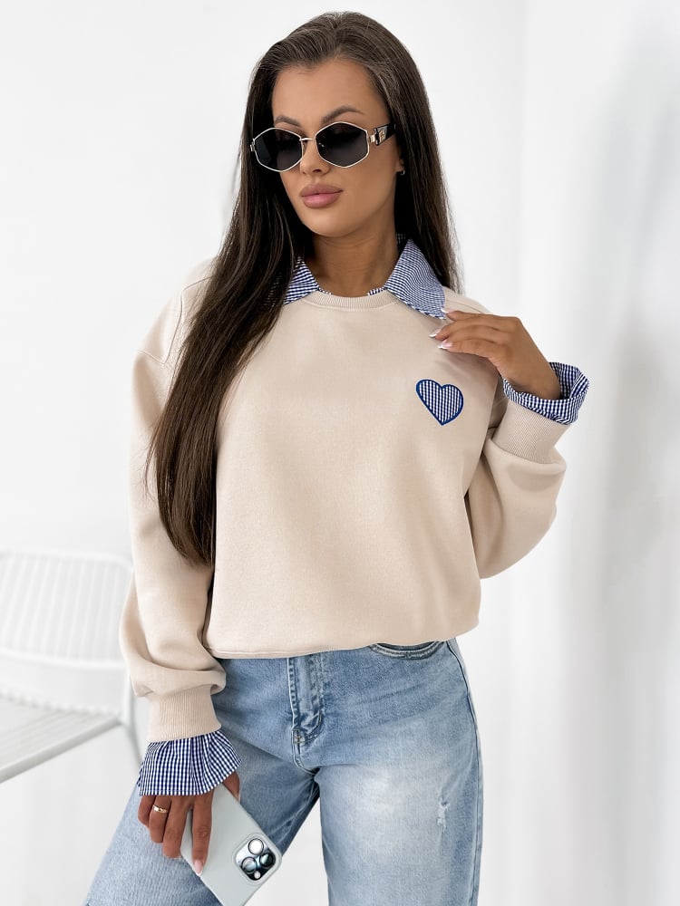 BLUZA MALLORY BEŻOWA