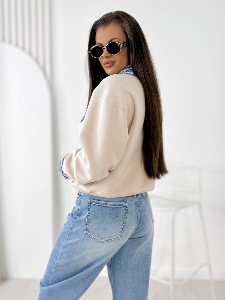 BLUZA MALLORY BEŻOWA