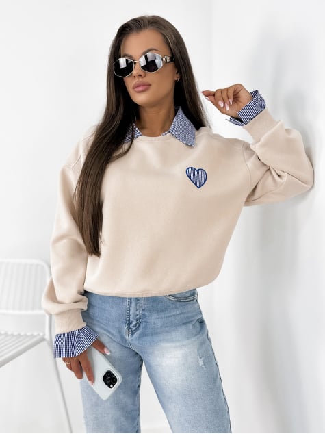 BLUZA MALLORY BEŻOWA