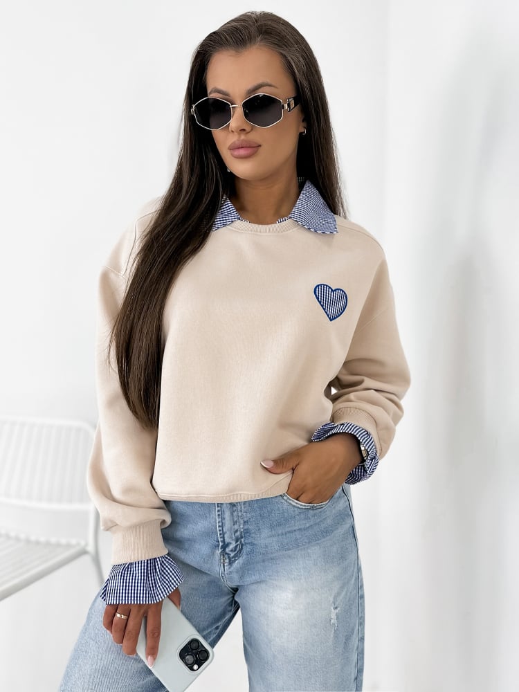 BLUZA MALLORY BEŻOWA