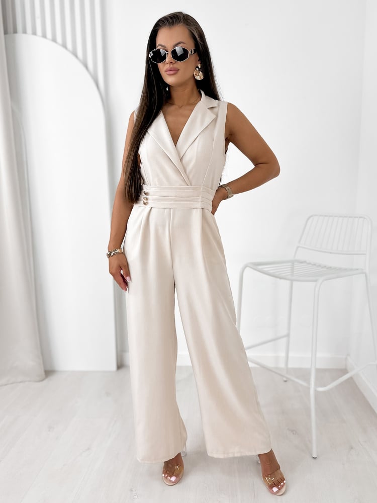KOMBINEZON PERCIVAL BEŻOWY