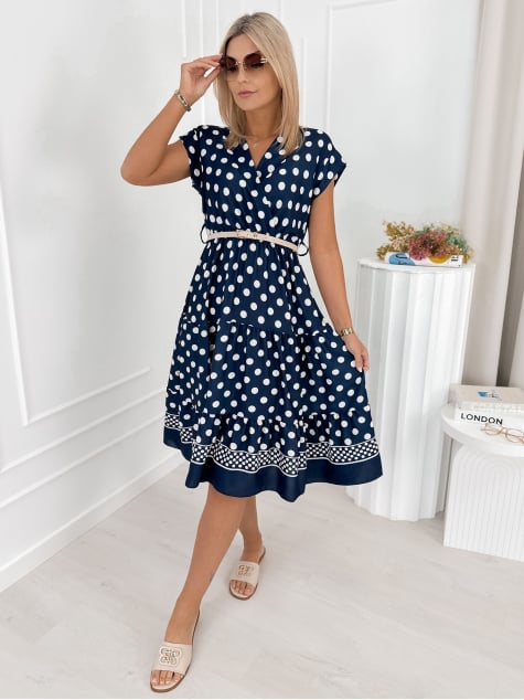 SUKIENKA HOLLY GRANATOWA