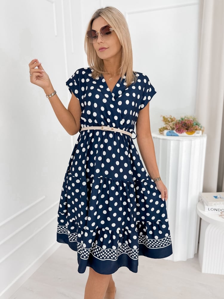 SUKIENKA HOLLY GRANATOWA
