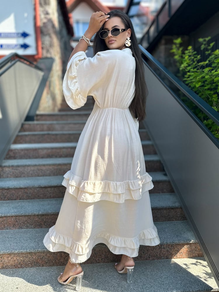 SUKIENKA VERONIKA BEŻOWA