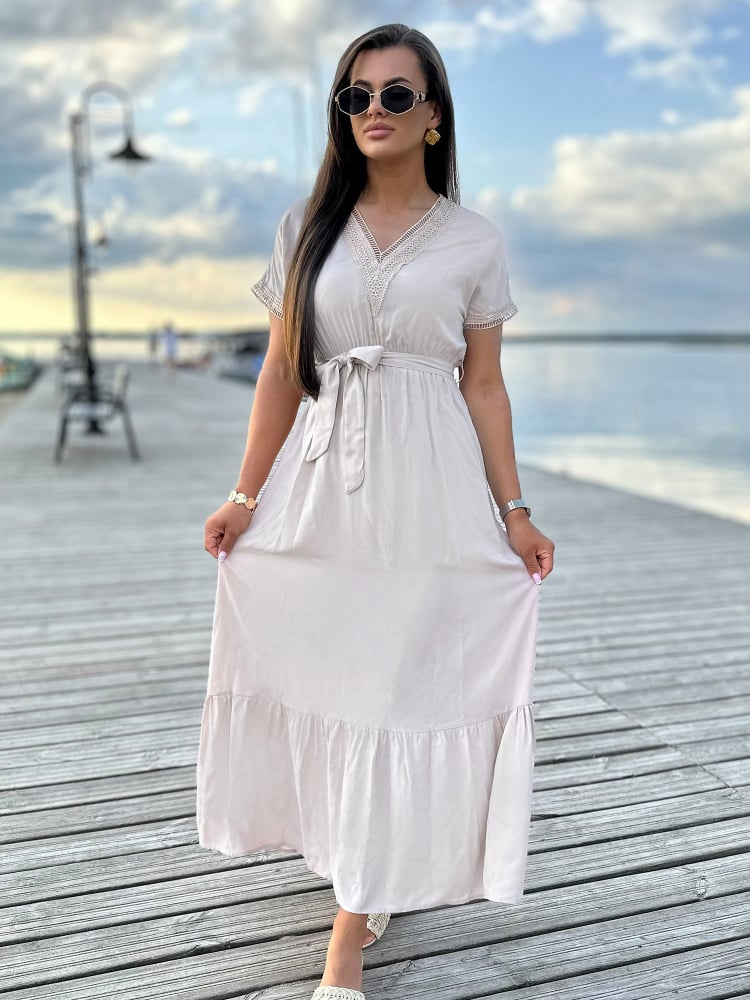 SUKIENKA BALEY BEŻOWA